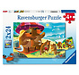 Ravensburger Bear Family Vacations Puzzle 2 x 24pcs