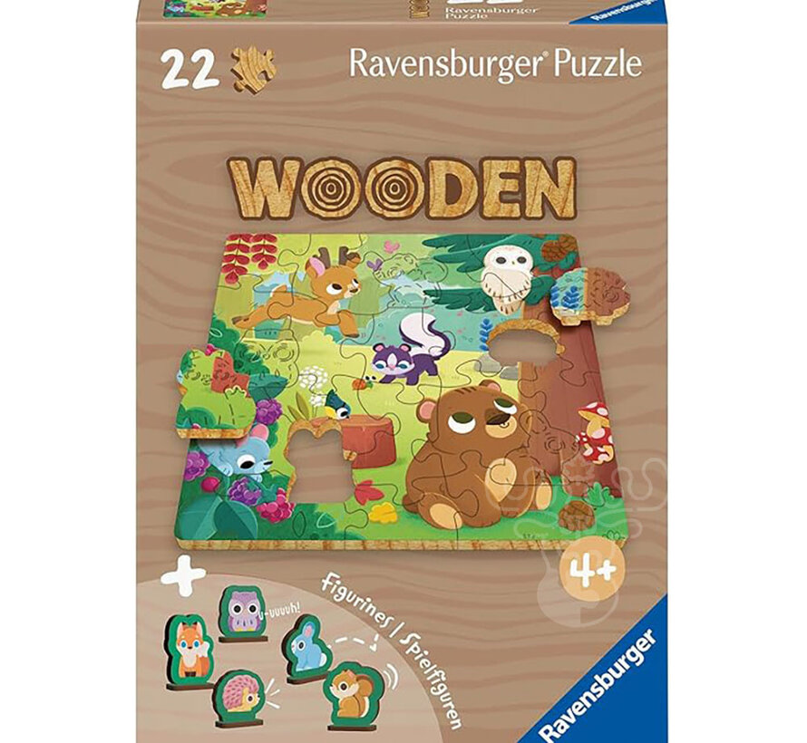 Ravensburger Forest Animals Wood Puzzle 22pcs