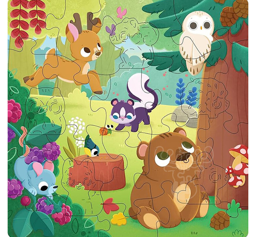 Ravensburger Forest Animals Wood Puzzle 22pcs