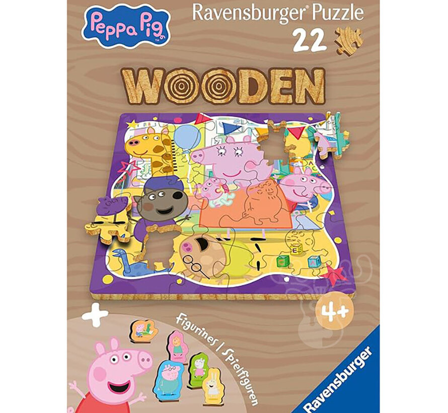 Ravensburger Peppa Pig Wood Puzzle 22pcs
