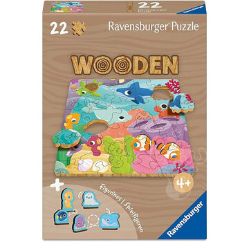 Ravensburger Ravensburger Sea Animals Wood Puzzle 22pcs