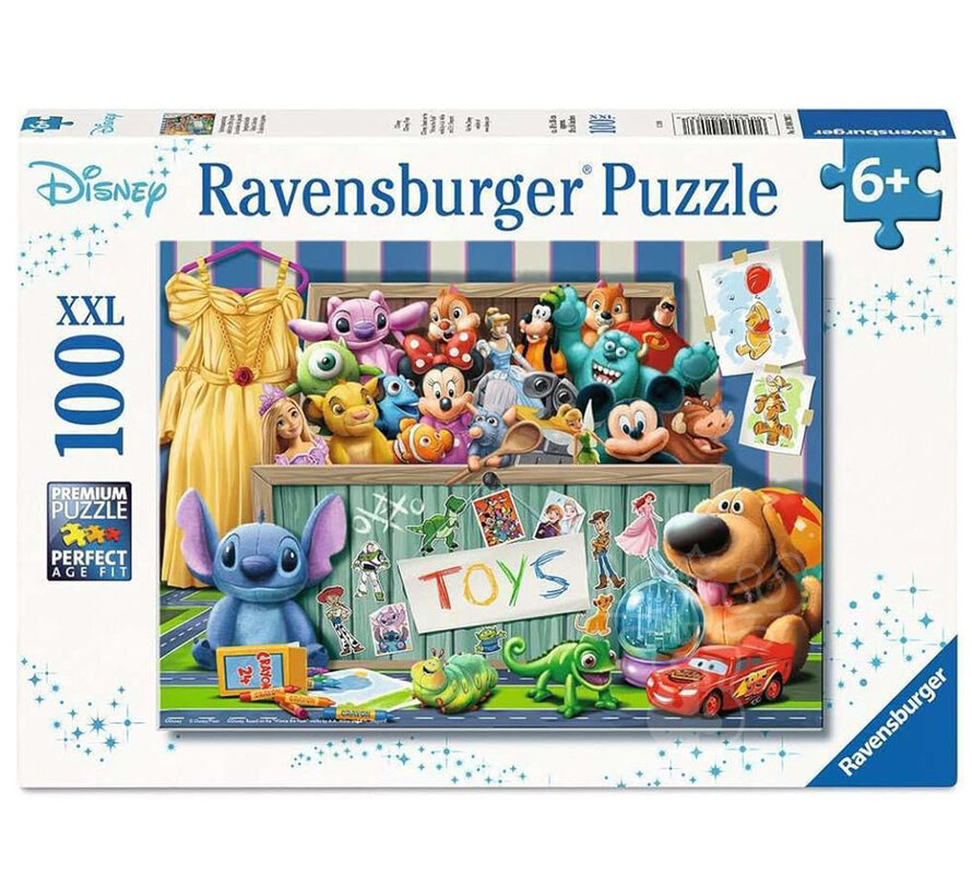 Ravensburger Disney Pixar Multi-character Toy Box Puzzle 100pcs XXL