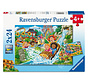 Ravensburger Amusement Park Puzzle 2 x 24pcs