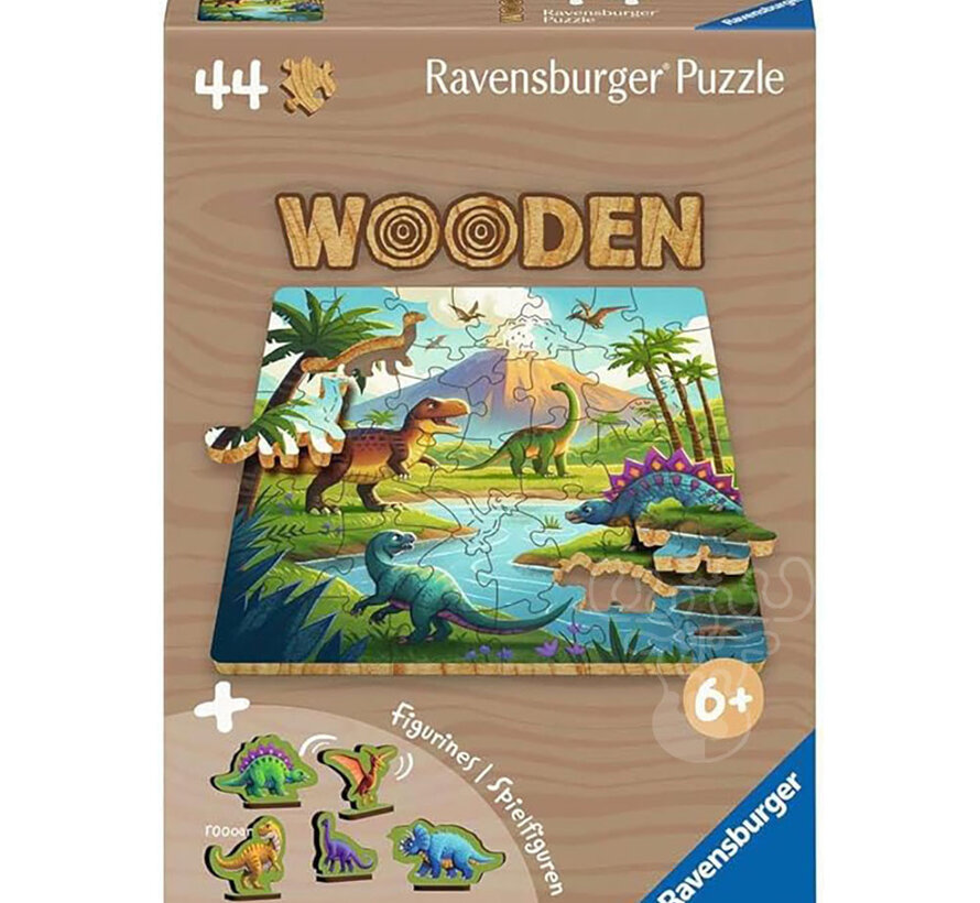 Ravensburger Dinosaurs Wood Puzzle 44pcs