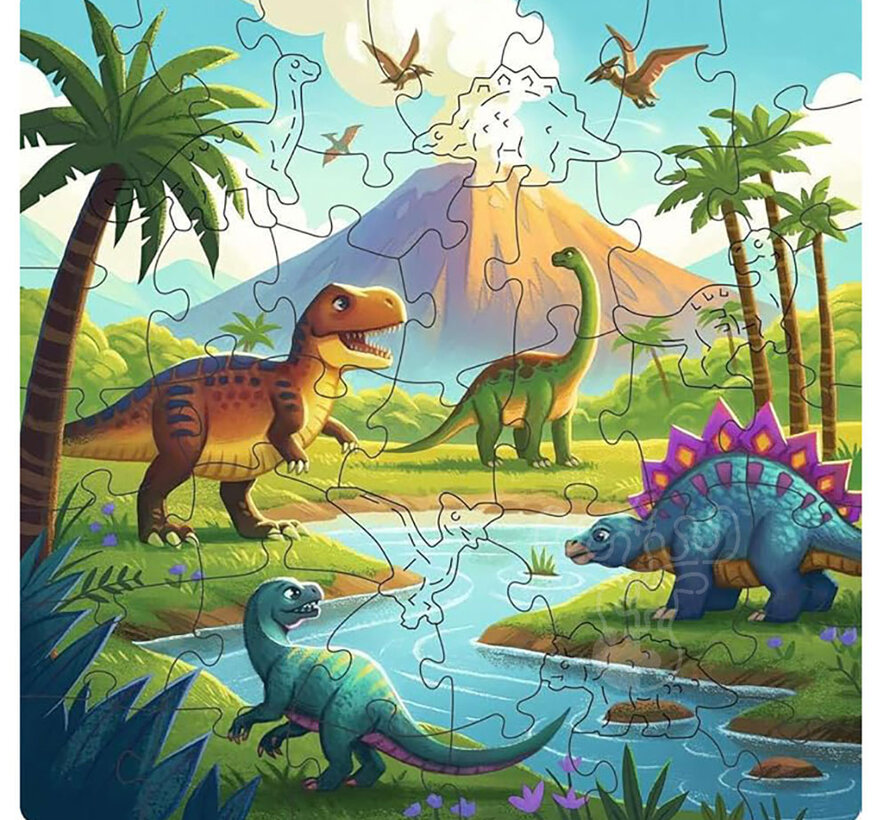 Ravensburger Dinosaurs Wood Puzzle 44pcs