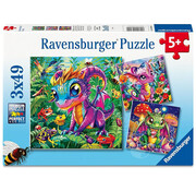 Ravensburger Ravensburger Baby Garden Dragons Puzzle 3 x 49pcs
