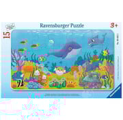 Ravensburger Ravensburger Young Animals Under Water Frame Puzzle 15pcs