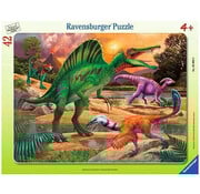 Ravensburger Ravensburger Dinosaurs Roam the Earth Frame Puzzle 42pcs