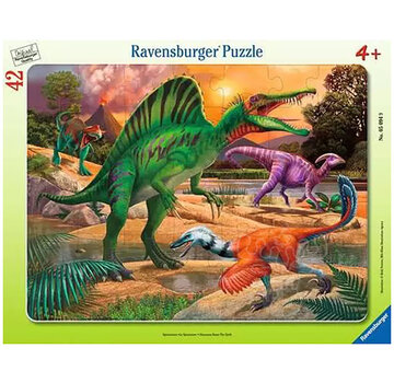 Ravensburger Ravensburger Dinosaurs Roam the Earth Frame Puzzle 42pcs