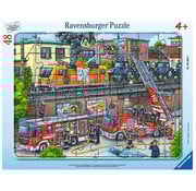 Ravensburger Ravensburger Firetruck Rescue Frame Puzzle 48pcs
