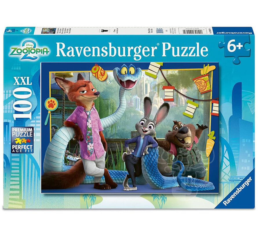 Ravensburger Disney Zootopia 2: Back in Zootopia Puzzle 100pcs XXL