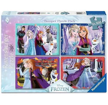 Ravensburger Ravensburger Disney Frozen: Magical Spirits Puzzle 4 x 100pcs XXL