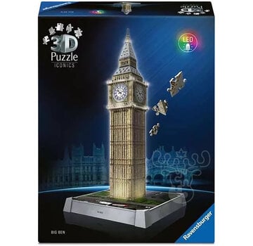 Ravensburger Ravensburger Iconics 3D Big Ben Night Edition Puzzle 216pcs