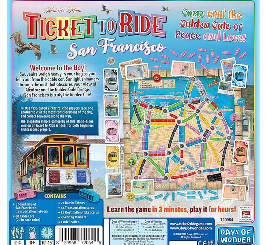FINAL SALE Ticket to Ride: Express San Francisco