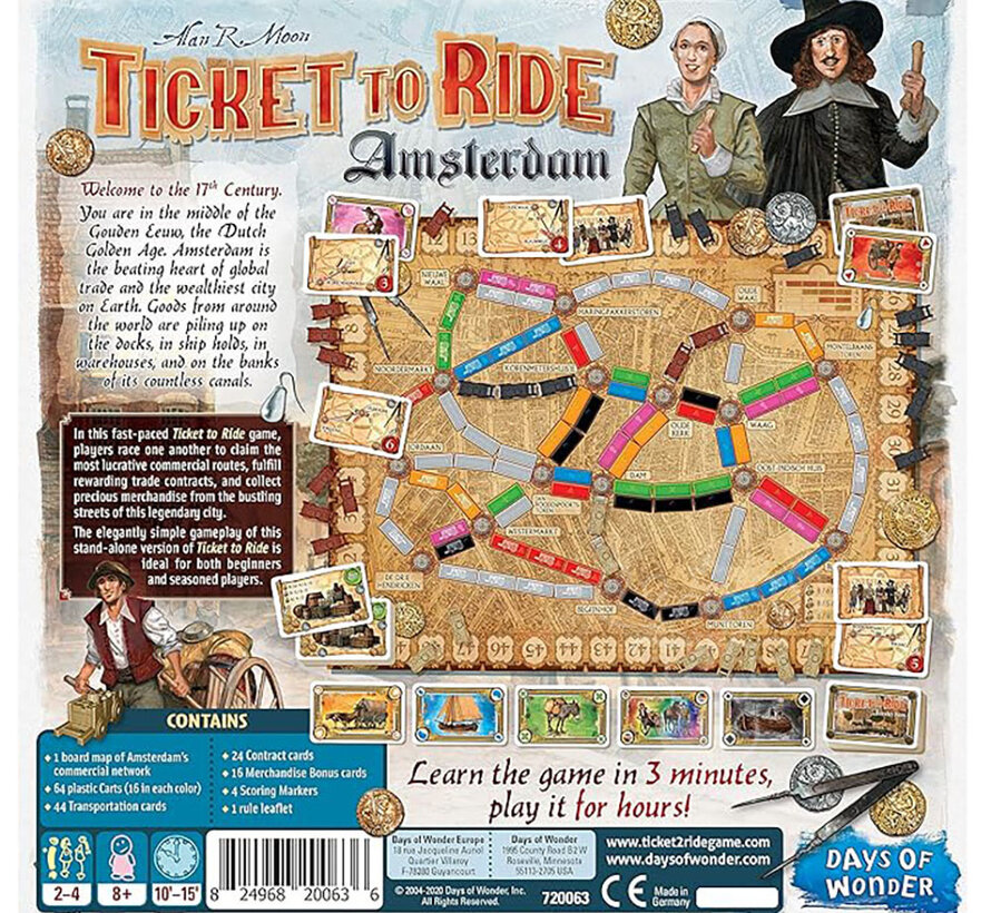 FINAL SALE Ticket to Ride: Express Amsterdam