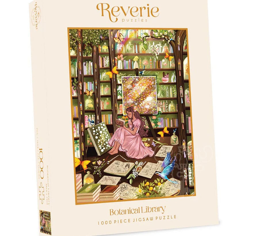 Reverie Botanical Library Puzzle 1000pcs