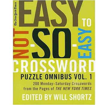 St. Martin's Publishing FINAL SALE The New York Times Easy to Not-So-Easy Crossword Puzzle Omnibus Volume 1