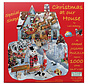 FINAL SALE SunsOut Christmas at Our House Shaped Puzzle 1000pcs