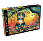 JaCaRou Colorful Striped Cat (Collection NovIA) Puzzle 1000pcs