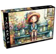 JaCaRou Puzzles JaCaRou Benchside Innocence (Collection NovIA) Puzzle 1000pcs