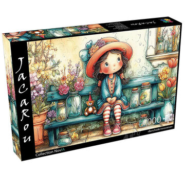 JaCaRou Puzzles JaCaRou Benchside Innocence (Collection NovIA) Puzzle 1000pcs