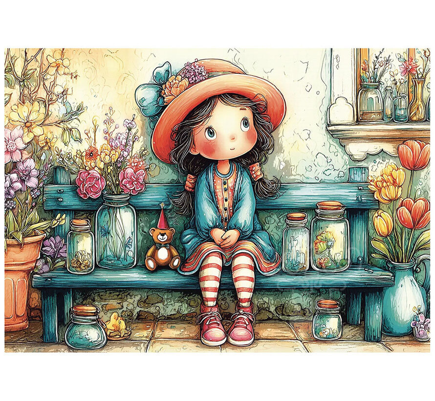 JaCaRou Benchside Innocence (Collection NovIA) Puzzle 1000pcs