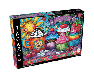 JaCaRou Cupcakes & Coffee Puzzle 1000pcs - Puzzles Canada