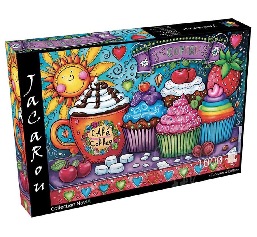 JaCaRou Cupcakes & Coffee (Collection NovIA) Puzzle 1000pcs
