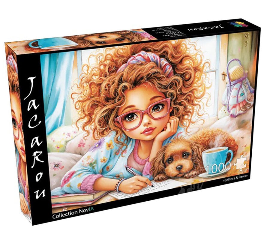 JaCaRou Letters & Paws (Collection NovIA) Puzzle 1000pcs