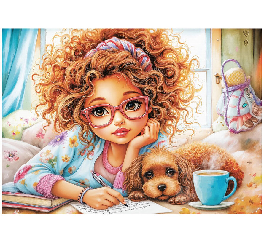 JaCaRou Letters & Paws (Collection NovIA) Puzzle 1000pcs