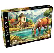 JaCaRou Puzzles JaCaRou Millstream Pause (Collection NovIA) Puzzle 1000pcs