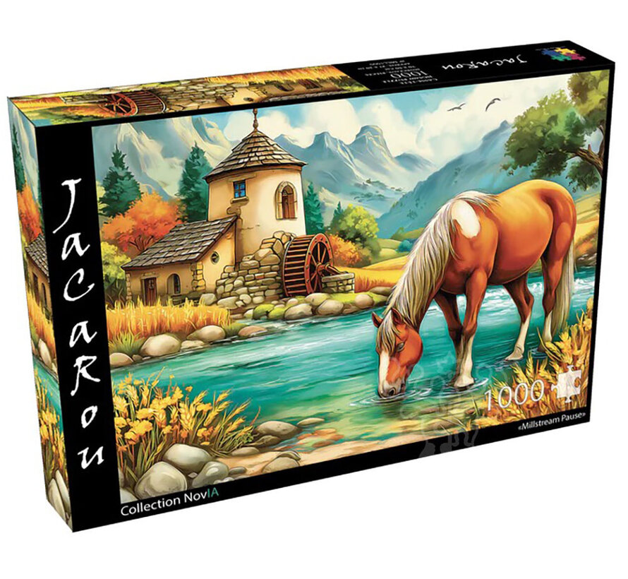 JaCaRou Millstream Pause (Collection NovIA) Puzzle 1000pcs