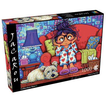JaCaRou Puzzles JaCaRou Pajama Pup Pal (Collection NovIA) Puzzle 1000pcs