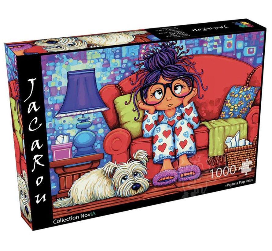 JaCaRou Pajama Pup Pal (Collection NovIA) Puzzle 1000pcs