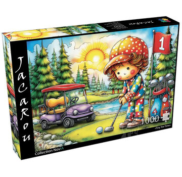 JaCaRou Puzzles JaCaRou Tiny Tee Time (Collection NovIA) Puzzle 1000pcs