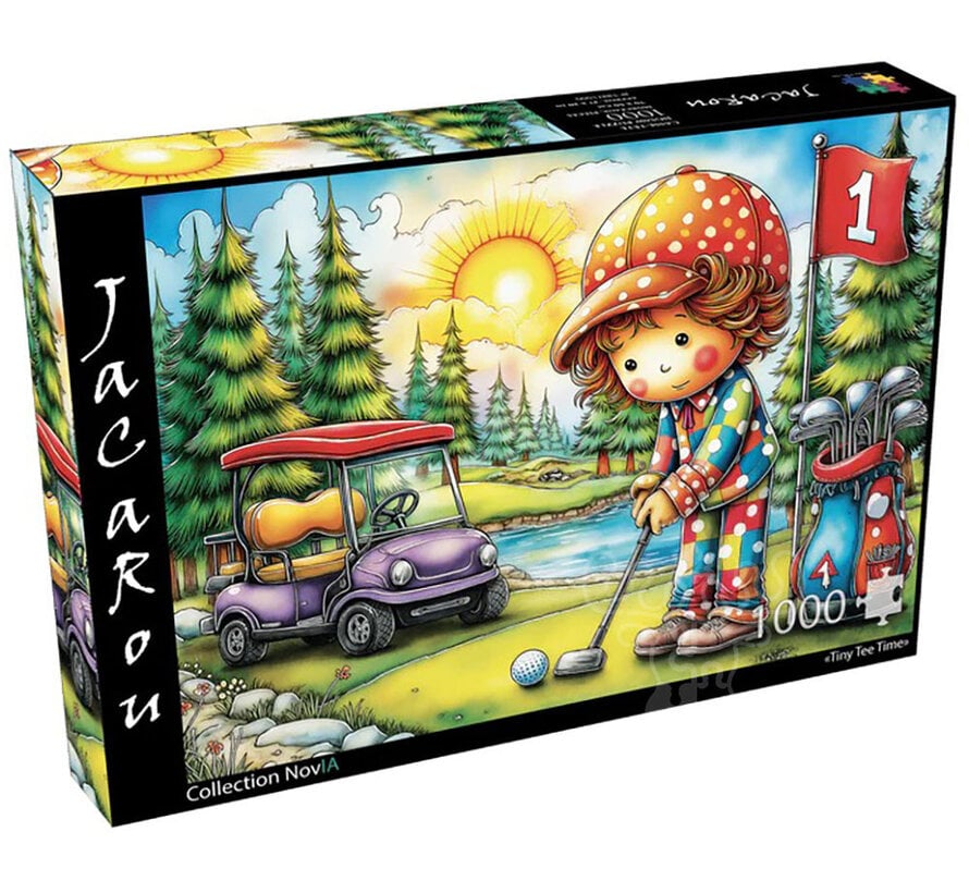 JaCaRou Tiny Tee Time Puzzle 1000pcs