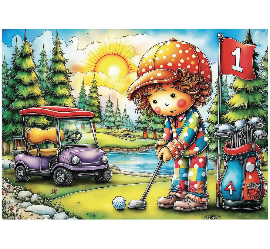 JaCaRou Tiny Tee Time (Collection NovIA) Puzzle 1000pcs