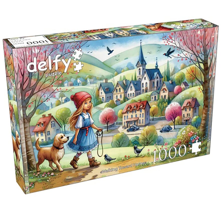 Delfy Walking Toward Home (Collection NovIA) Puzzle 1000pcs