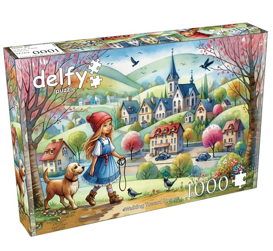 Delfy Walking Toward Home Puzzle 1000pcs