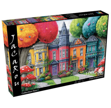 JaCaRou Puzzles JaCaRou Bright Neighborhood (Collection NovIA) Puzzle 1000pcs