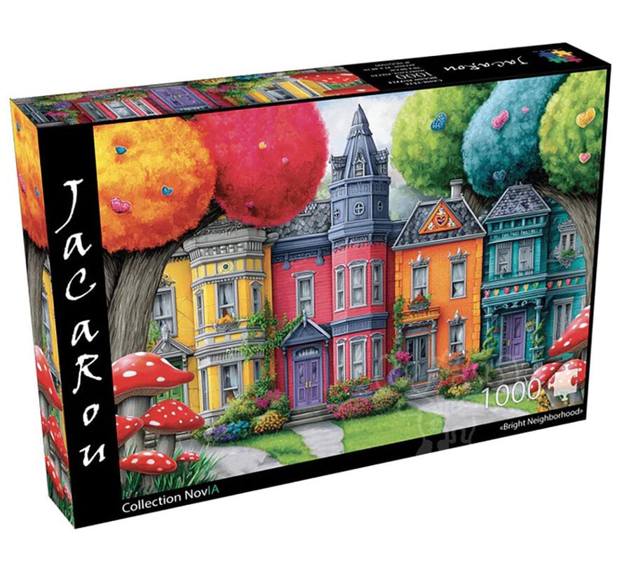 JaCaRou Bright Neighborhood (Collection NovIA) Puzzle 1000pcs