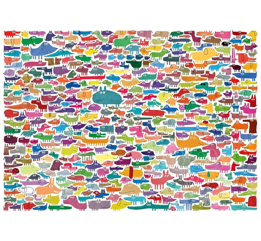 Ravensburger 387 Dogs & One Cat Large Format Puzzle 300pcs