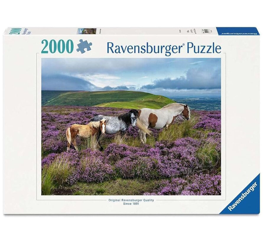 Ravensburger Wild Horses in the Heather Puzzle 2000pcs