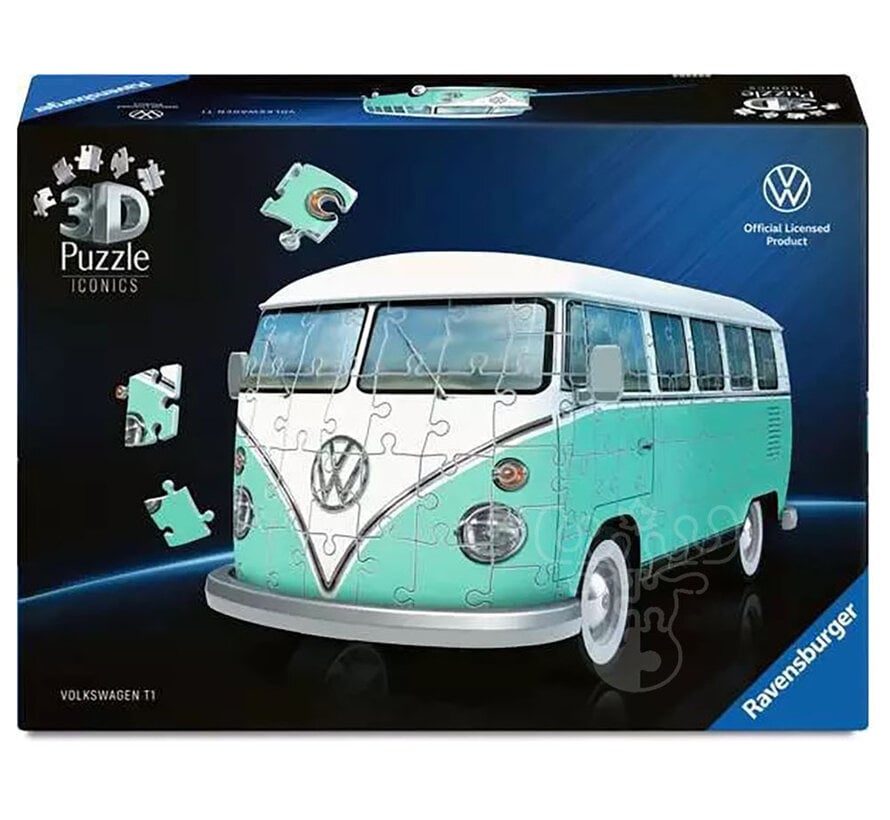 Ravensburger Iconics 3D VW Bus T1 Campervan Puzzle 162pcs