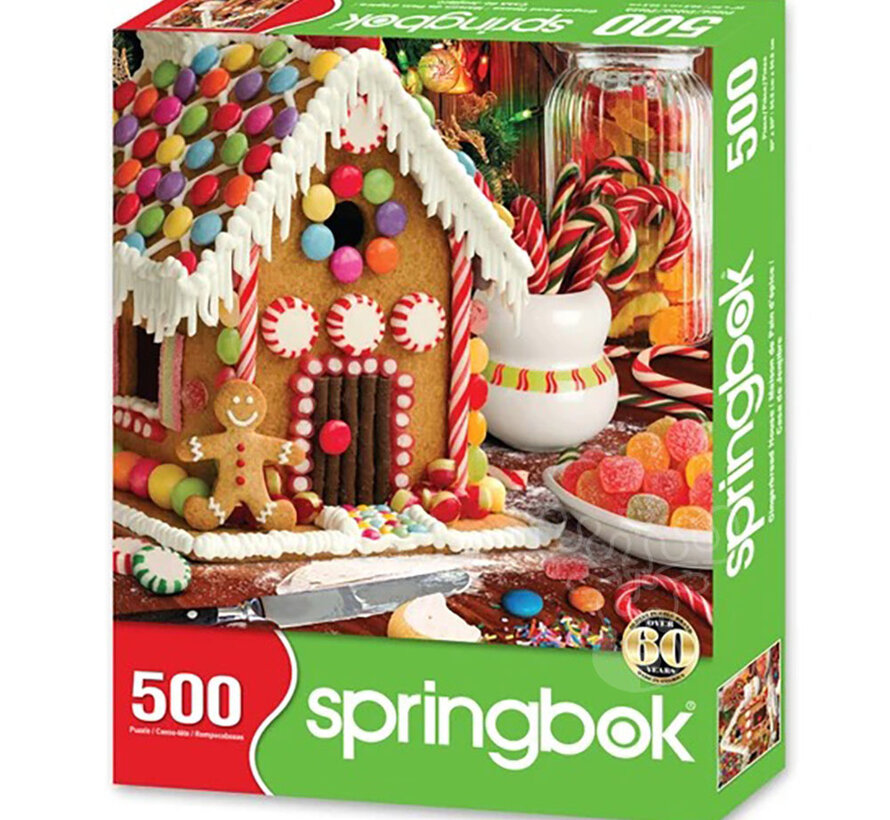 Springbok Gingerbread House Puzzle 500pcs