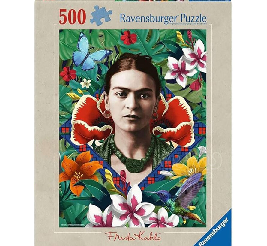 Ravensburger Frida Kahlo, Blooming Fantasy Puzzle 500pcs World Jigsaw Puzzle Championship 2025