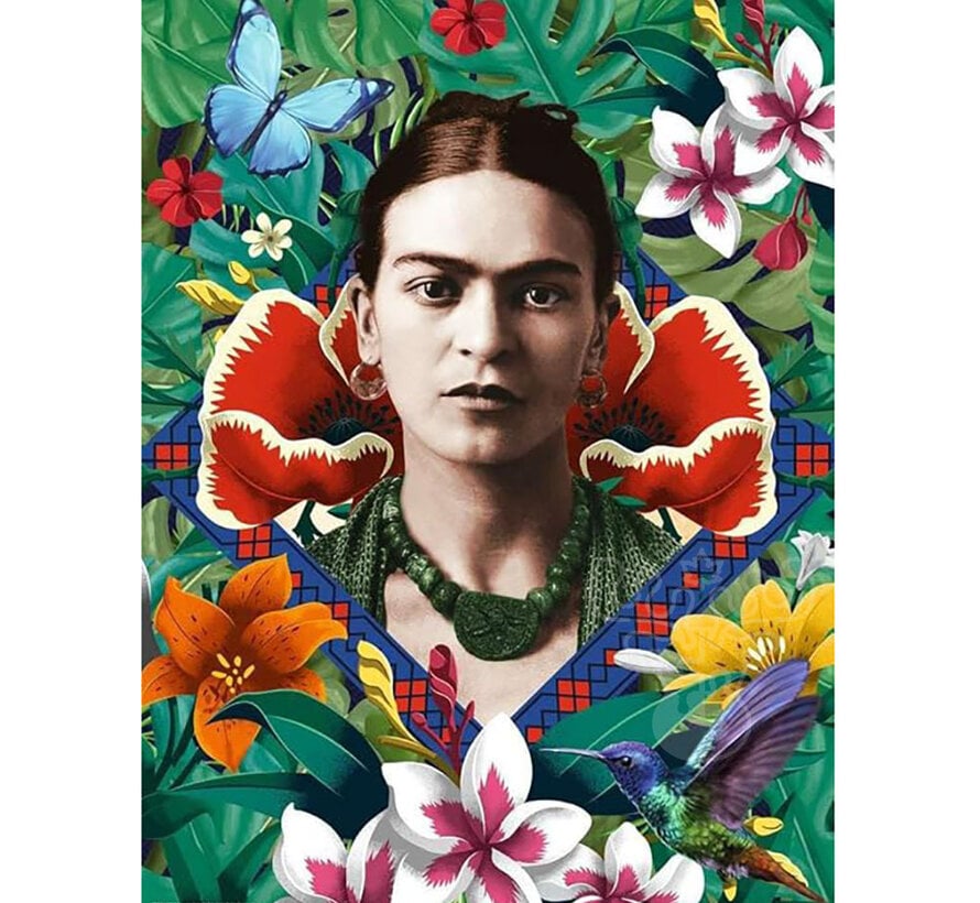 Ravensburger Frida Kahlo, Blooming Fantasy Puzzle 500pcs World Jigsaw Puzzle Championship 2025
