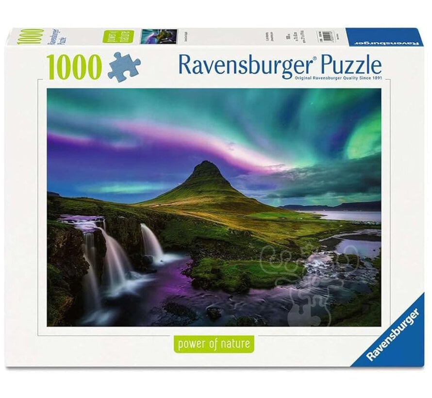 Ravensburger Aurora Over Kirkjufell Puzzle 1000pcs World Jigsaw Puzzle Championship 2025