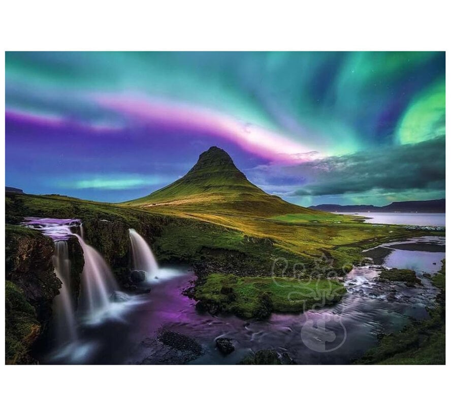 Ravensburger Aurora Over Kirkjufell Puzzle 1000pcs World Jigsaw Puzzle Championship 2025