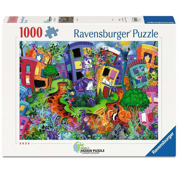 Ravensburger Ravensburger Lady Bug Lane Puzzle 1000pcs World Jigsaw Puzzle Championship 2025